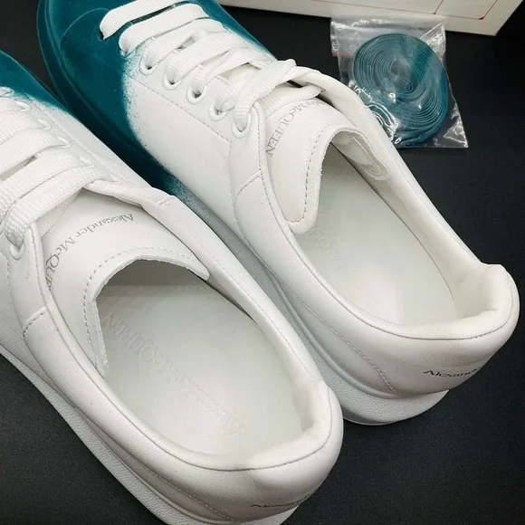 Alexander McQueen Men’s Oversized Sprayed Sneakers Size 11 NWB AUTHENTIC - Picture 6 of 10